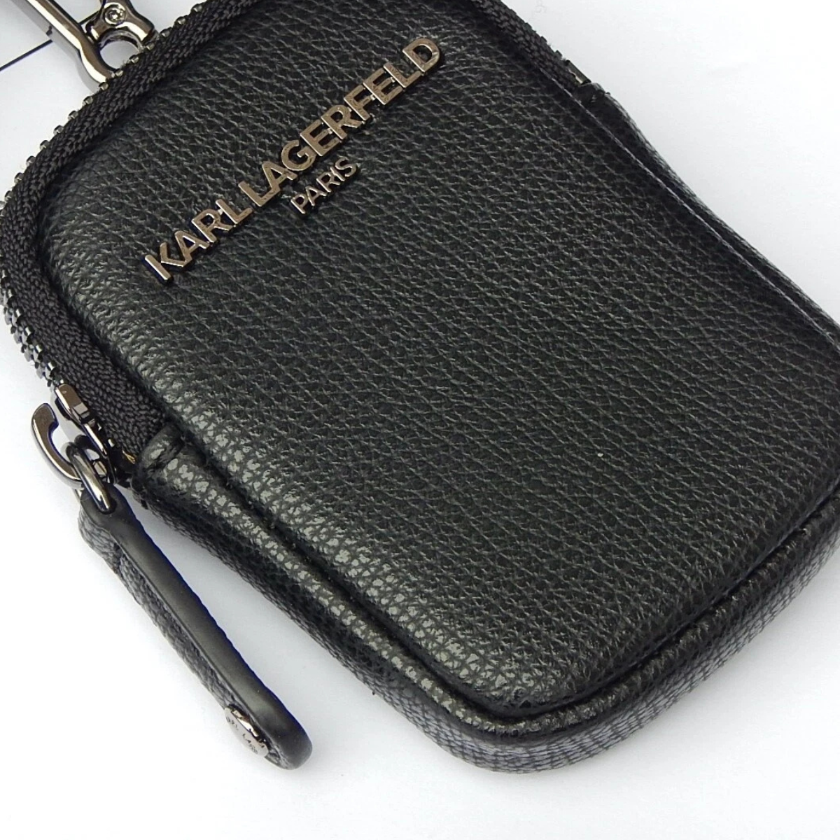 Karl Lagerfeld Paris Maybelle Satchel Handbag Crossbody - BLK - Black