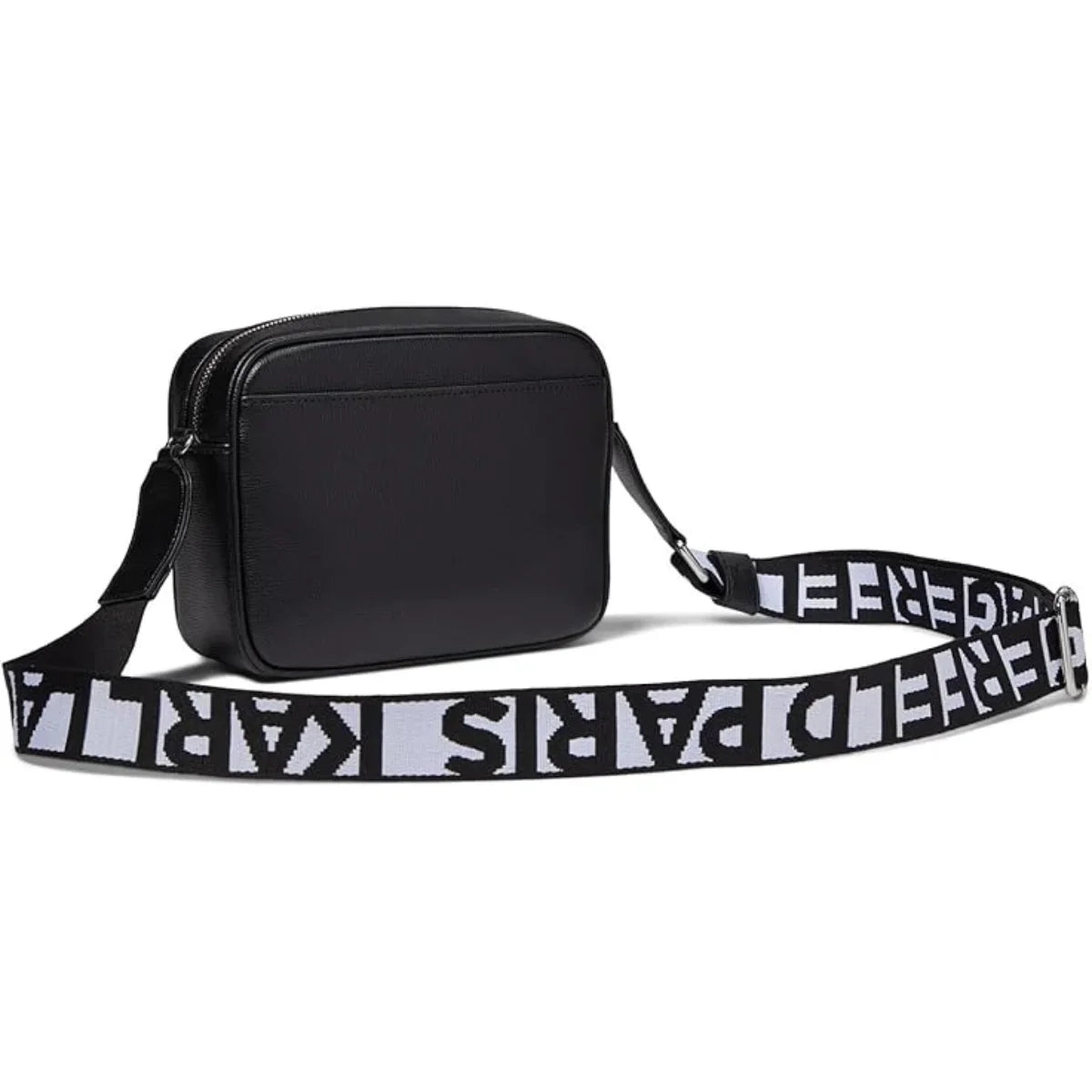 Karl Lagerfeld Paris Maybelle Satchel Handbag Crossbody - BLK - Black