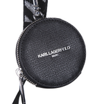 Karl Lagerfeld Paris Maybelle Satchel Handbag Crossbody - BLKSLV - Black-Silver