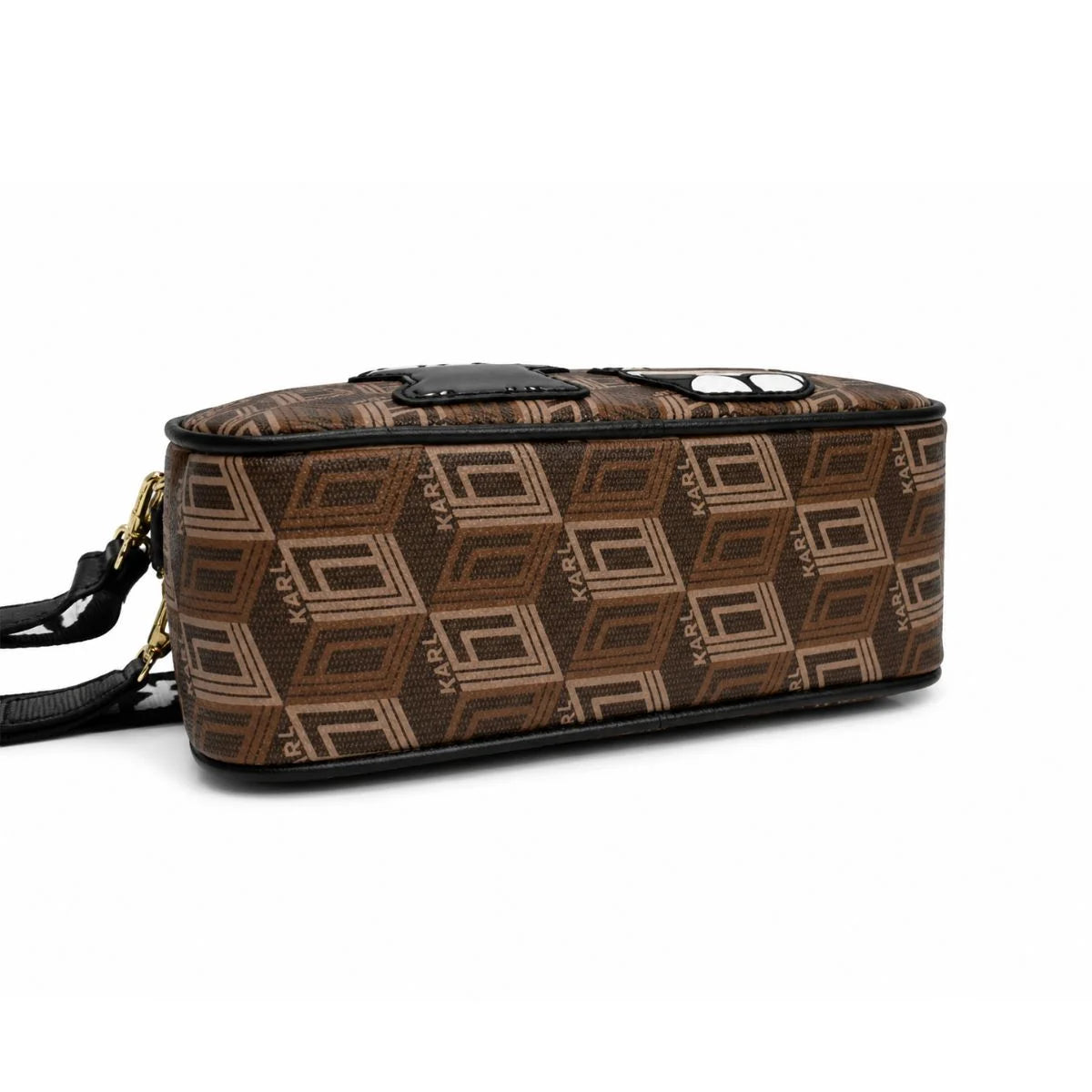 Karl Lagerfeld Paris Maybelle Satchel Handbag Crossbody - BRN - Brown