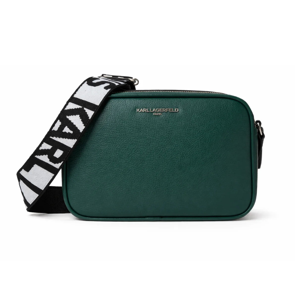 Karl Lagerfeld Paris Maybelle Satchel Handbag Crossbody - DRKGRN - Dark Green
