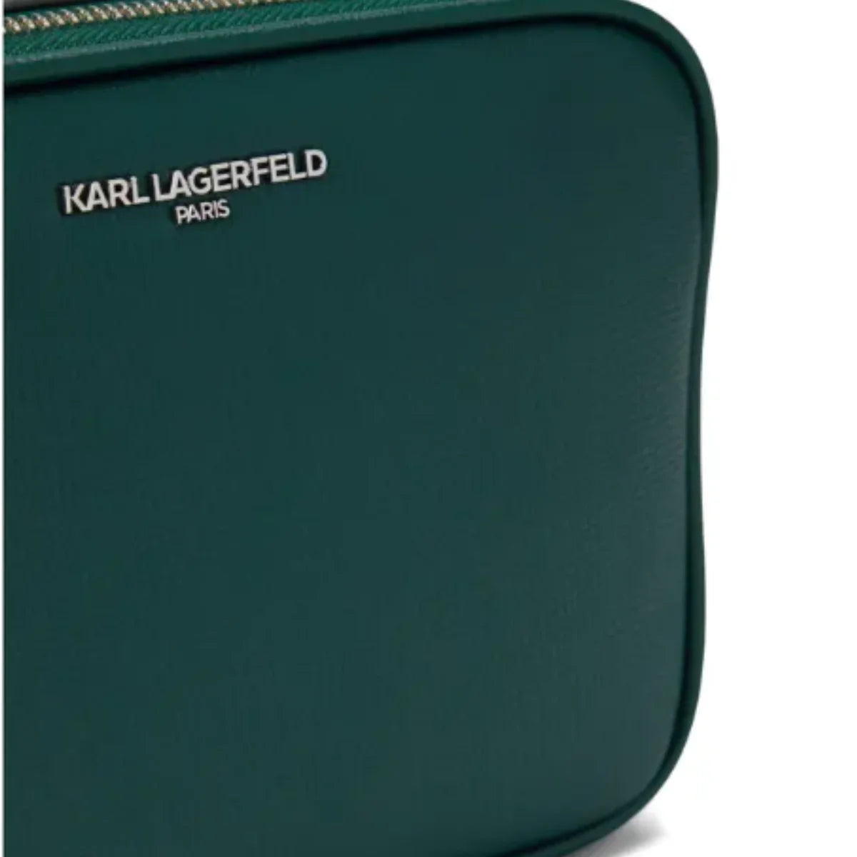 Karl Lagerfeld Paris Maybelle Satchel Handbag Crossbody - DRKGRN - Dark Green