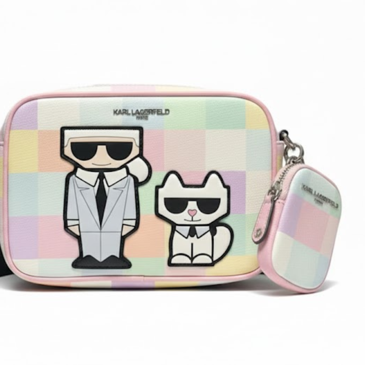 Karl Lagerfeld Paris Maybelle Satchel Handbag Crossbody - MLT - Multi