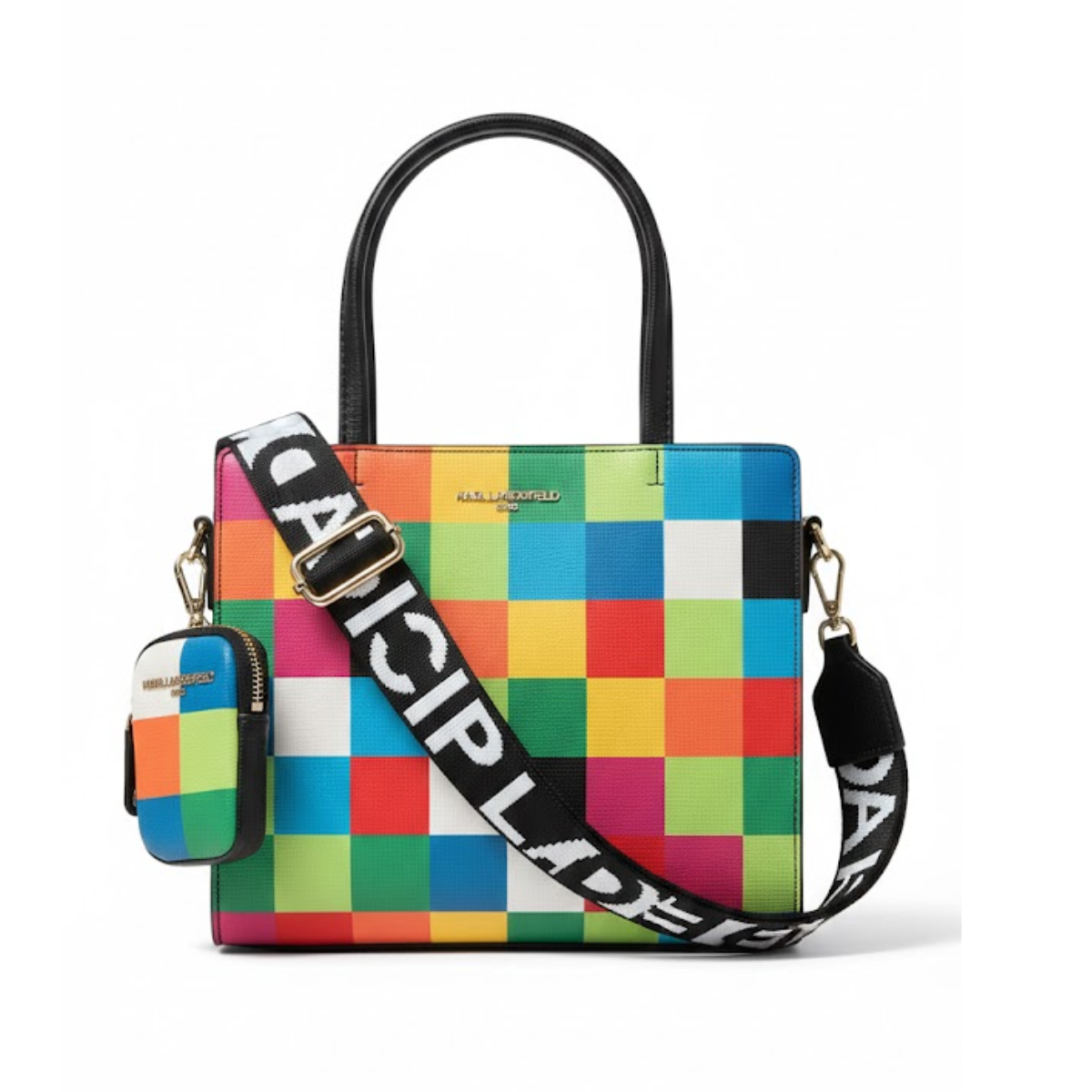 Karl Lagerfeld Paris Maybelle Satchel Handbag - MLT - Multi