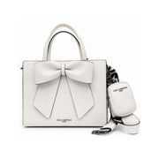 Karl Lagerfeld Paris Maybelle Satchel Handbag - WHT - White
