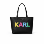 Karl Lagerfeld Paris MAYBELLE SATCHEL HANDBAG Women - BLK - Black