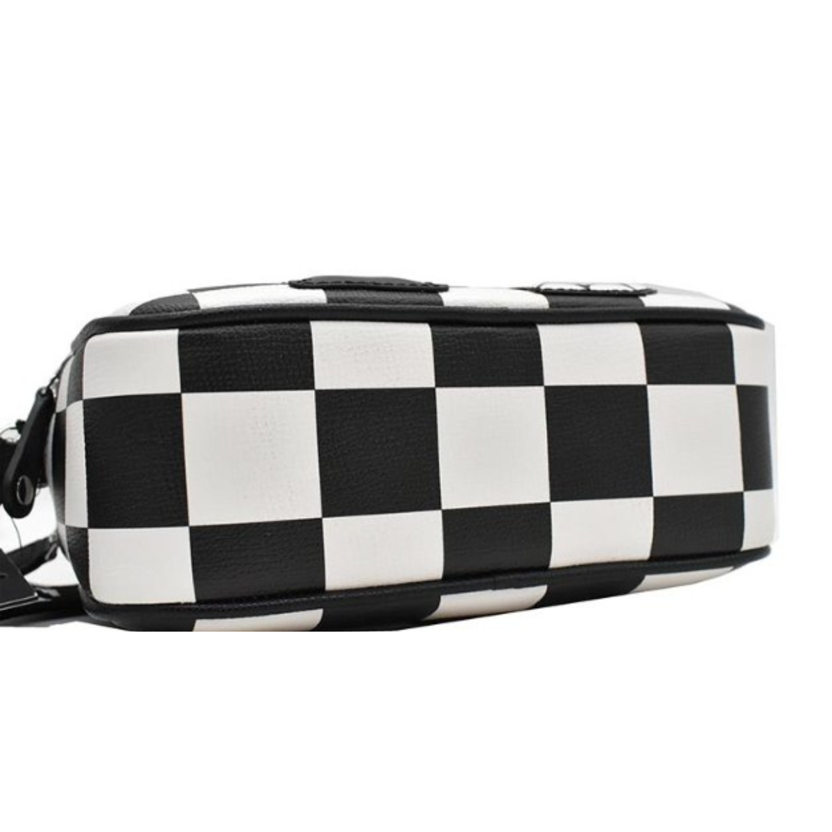 Karl Lagerfeld Paris MAYBELLE SATCHEL PURSE Crossbody - BLKWHT - Black-White