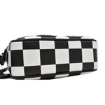 Karl Lagerfeld Paris MAYBELLE SATCHEL PURSE Crossbody - BLKWHT - Black-White
