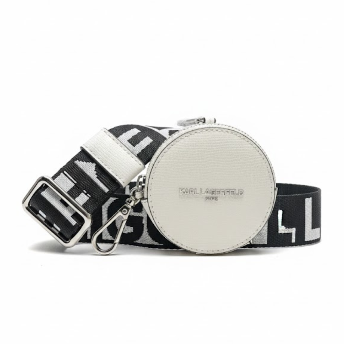 Karl Lagerfeld Paris MAYBELLE SATCHEL PURSE Crossbody - CRM - Cream