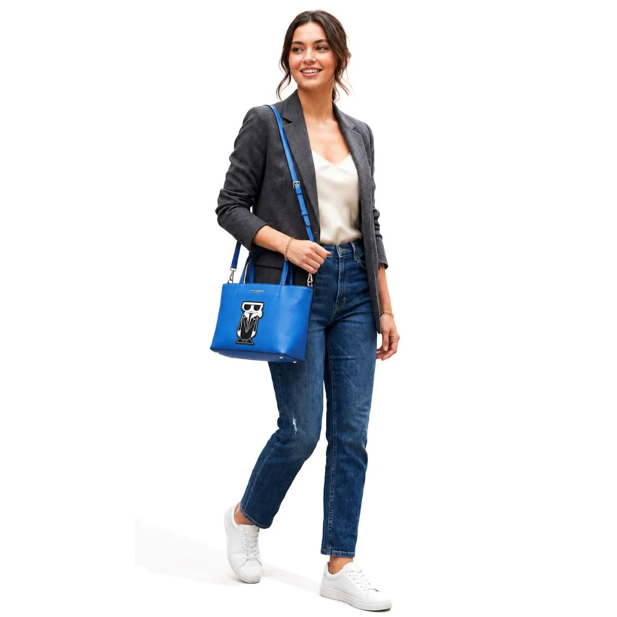 Karl Lagerfeld Paris Maybelle Tote Crossbody Women - BLU - Blue