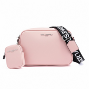 Karl Lagerfeld Paris Maybelle2 Camera Crossbody Bag Women - PNK - Pink