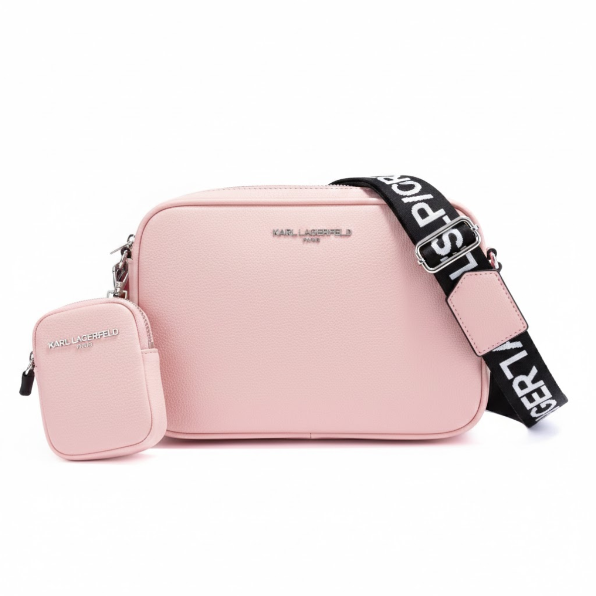 Karl Lagerfeld Paris Maybelle2 Camera Crossbody Bag Women - PNK - Pink