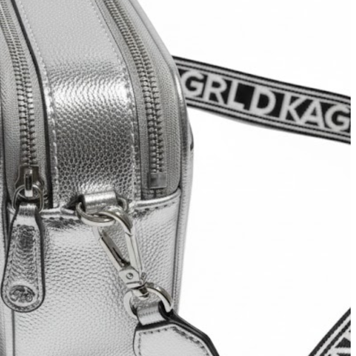 Karl Lagerfeld Paris Maybelle2 Camera Crossbody Bag Women - SLV - Silver