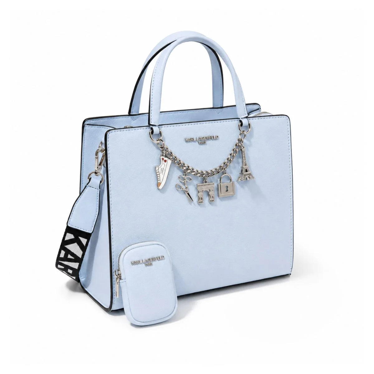 Karl Lagerfeld Paris MAYBELLE2 SATCHEL HANDBAG Women -SKY - SKY
