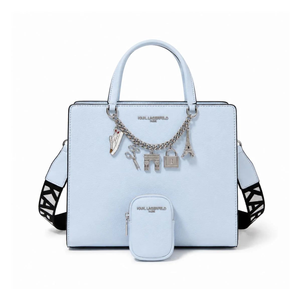 Karl Lagerfeld Paris MAYBELLE2 SATCHEL HANDBAG Women -SKY - SKY