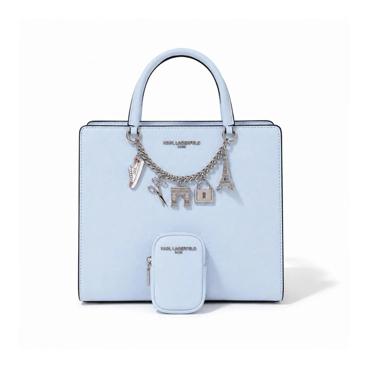 Karl Lagerfeld Paris MAYBELLE2 SATCHEL HANDBAG Women -SKY - SKY