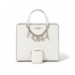 Karl Lagerfeld Paris MAYBELLE2 SATCHEL HANDBAG Women - WHT - White