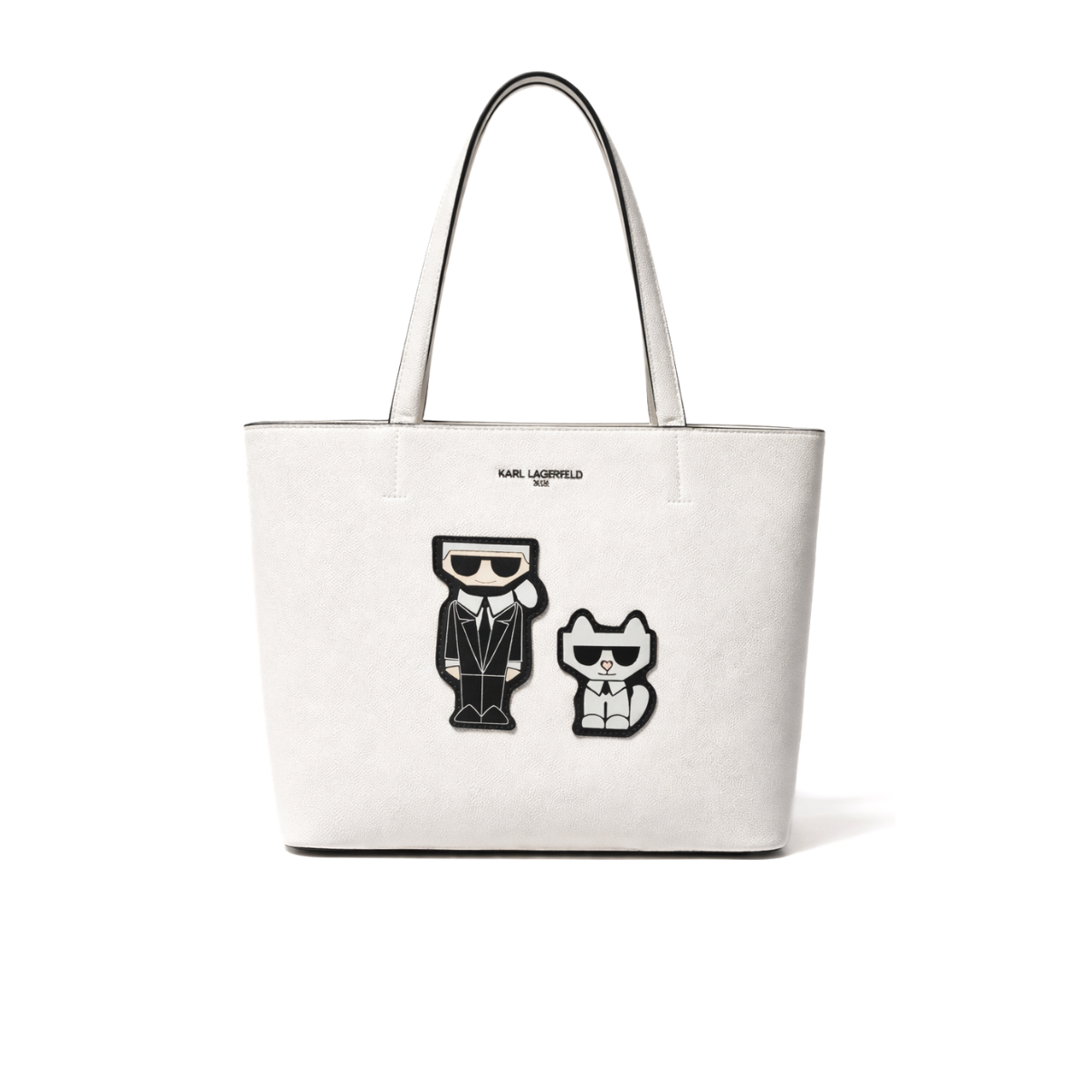 Karl Lagerfeld Paris MAYBELLE2 SATCHEL HANDBAG Women - WHT - White