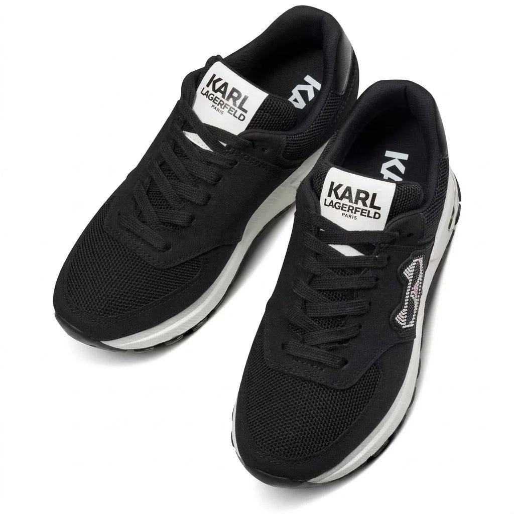 KARL LAGERFELD PARIS Mayu Lace-Up Sneakers Sneaker Women - BLK