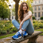KARL LAGERFELD PARIS MAYU Lace Up Sneakers Women - BLU