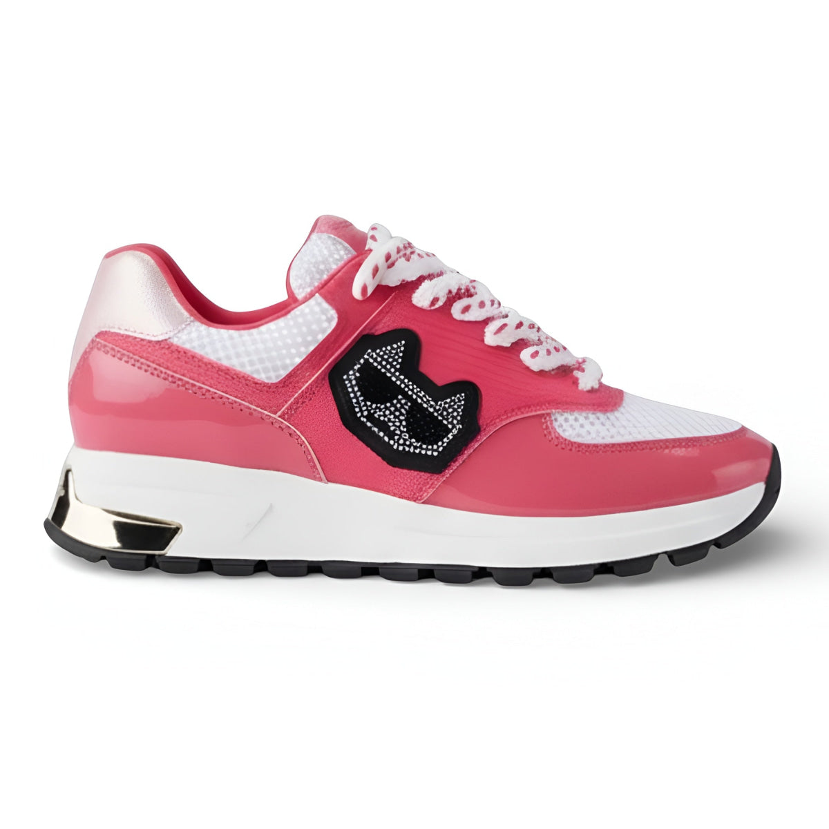 KARL LAGERFELD PARIS MAYU Lace Up Sneakers Women - PNK