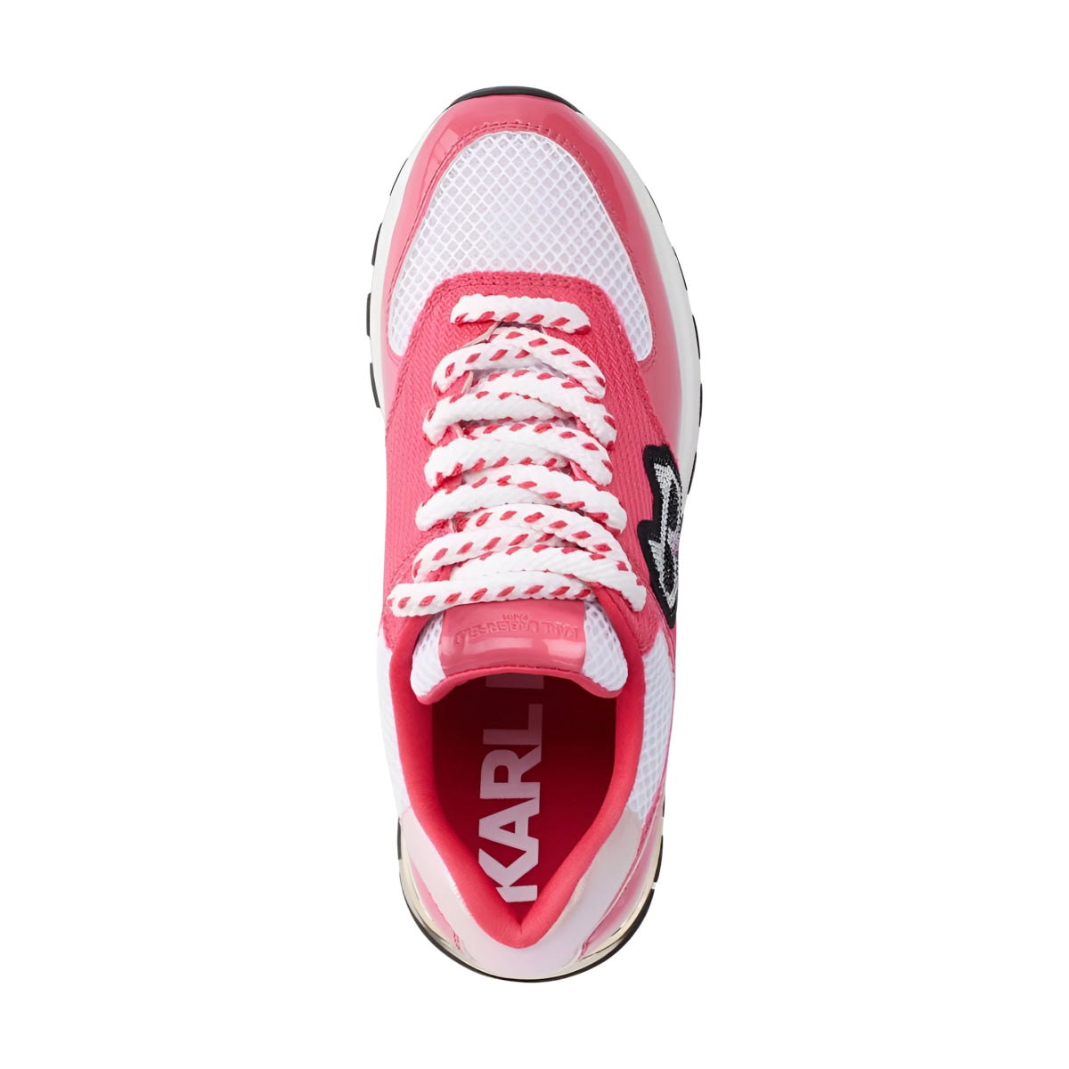 KARL LAGERFELD PARIS MAYU Lace Up Sneakers Women - PNK