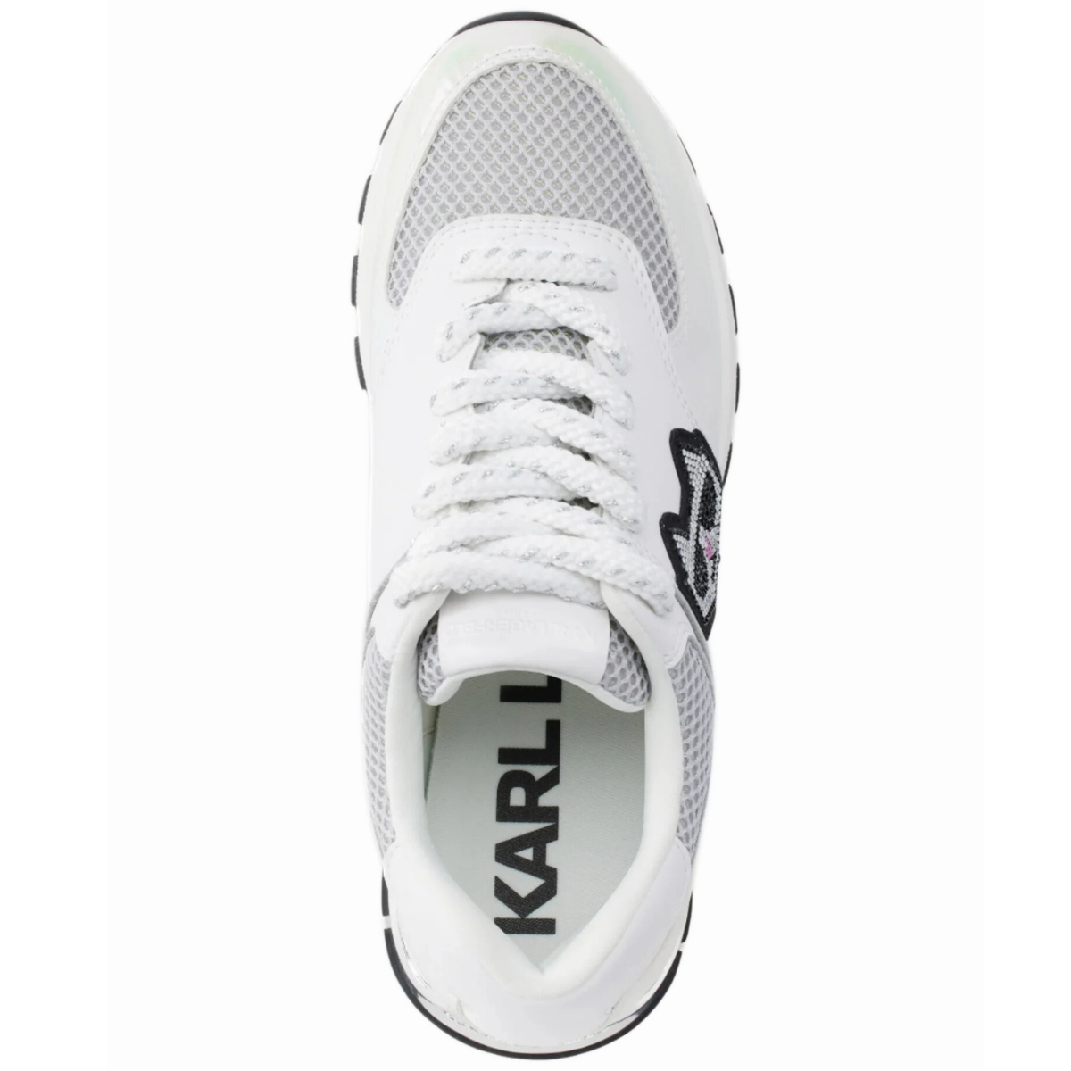 KARL LAGERFELD PARIS MAYU LACE UP Sneakers Women - WHT