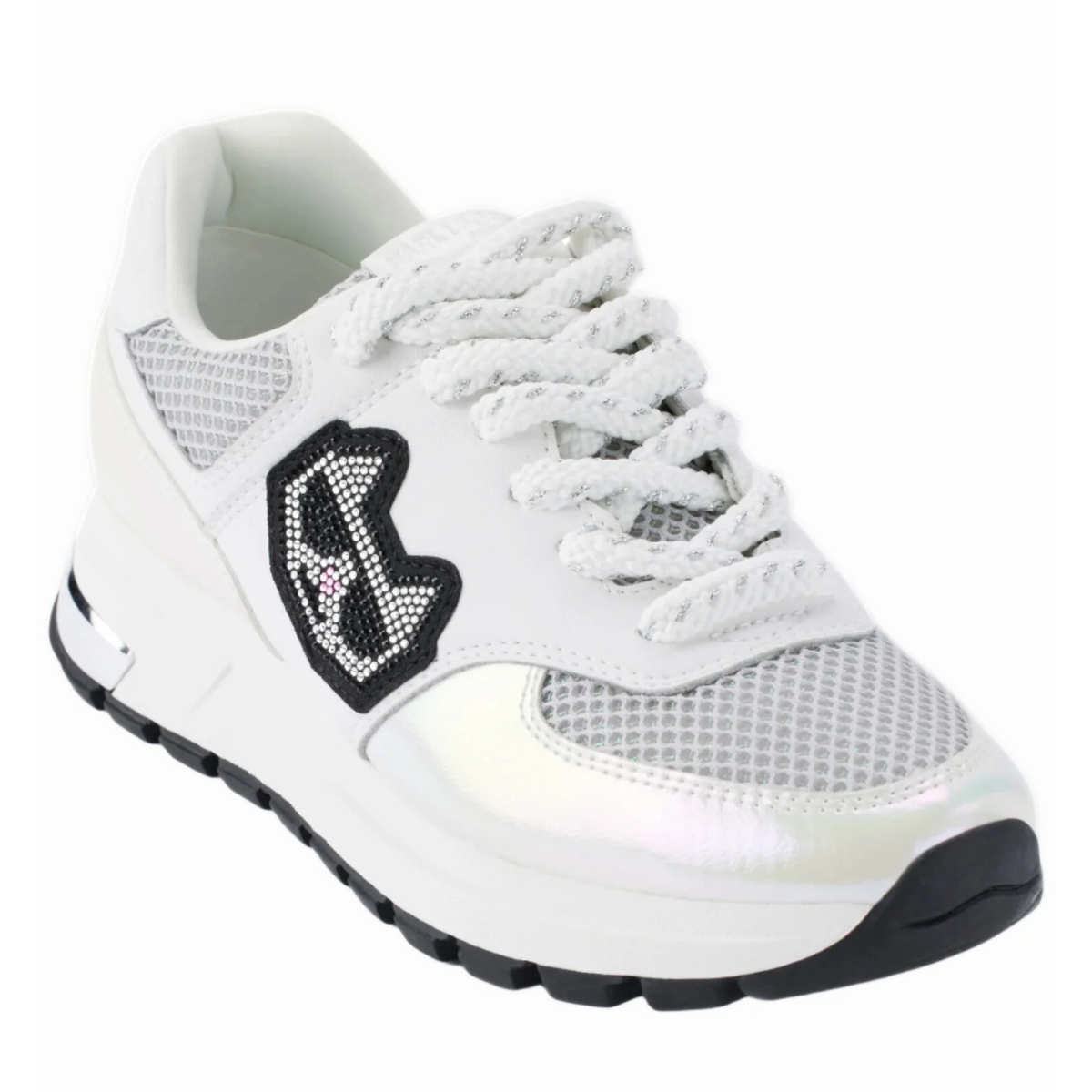 KARL LAGERFELD PARIS MAYU LACE UP Sneakers Women - WHT