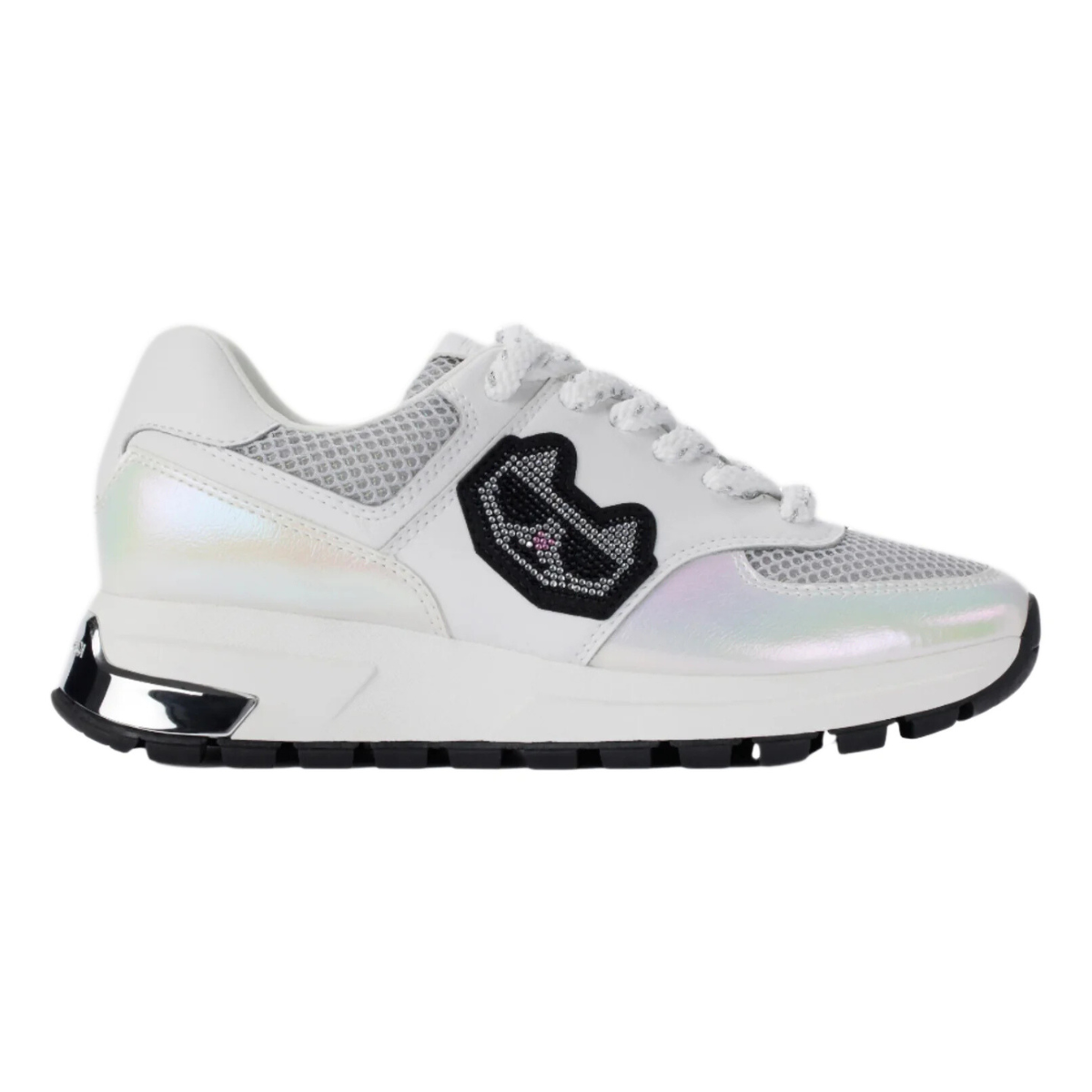 KARL LAGERFELD PARIS MAYU LACE UP Sneakers Women - WHT - White / 35