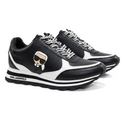 KARL LAGERFELD PARIS Meade Lace Up Sneakers Women - BLKWHT - Black-White / 35