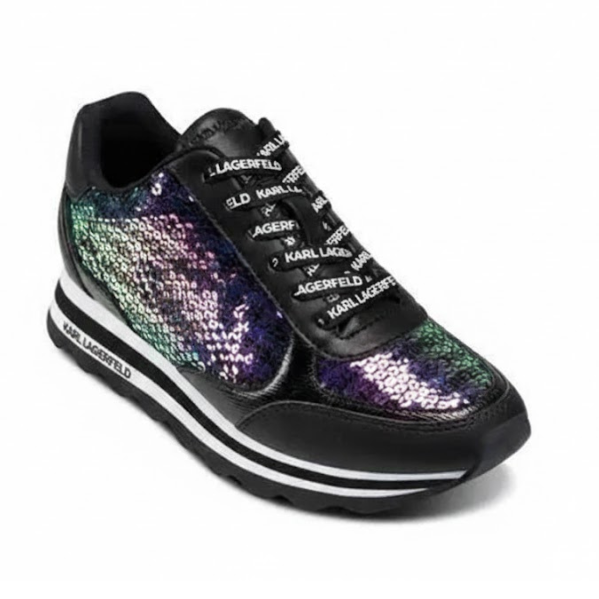 KARL LAGERFELD PARIS Meade Lace Up Sneakers Women - MLT