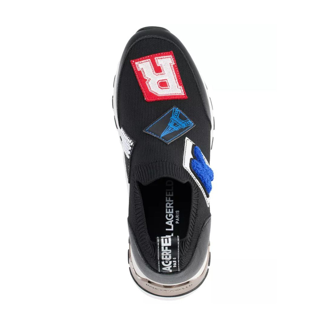 KARL LAGERFELD PARIS Meadow Graphic Slip-On Sneakers Women - BLK