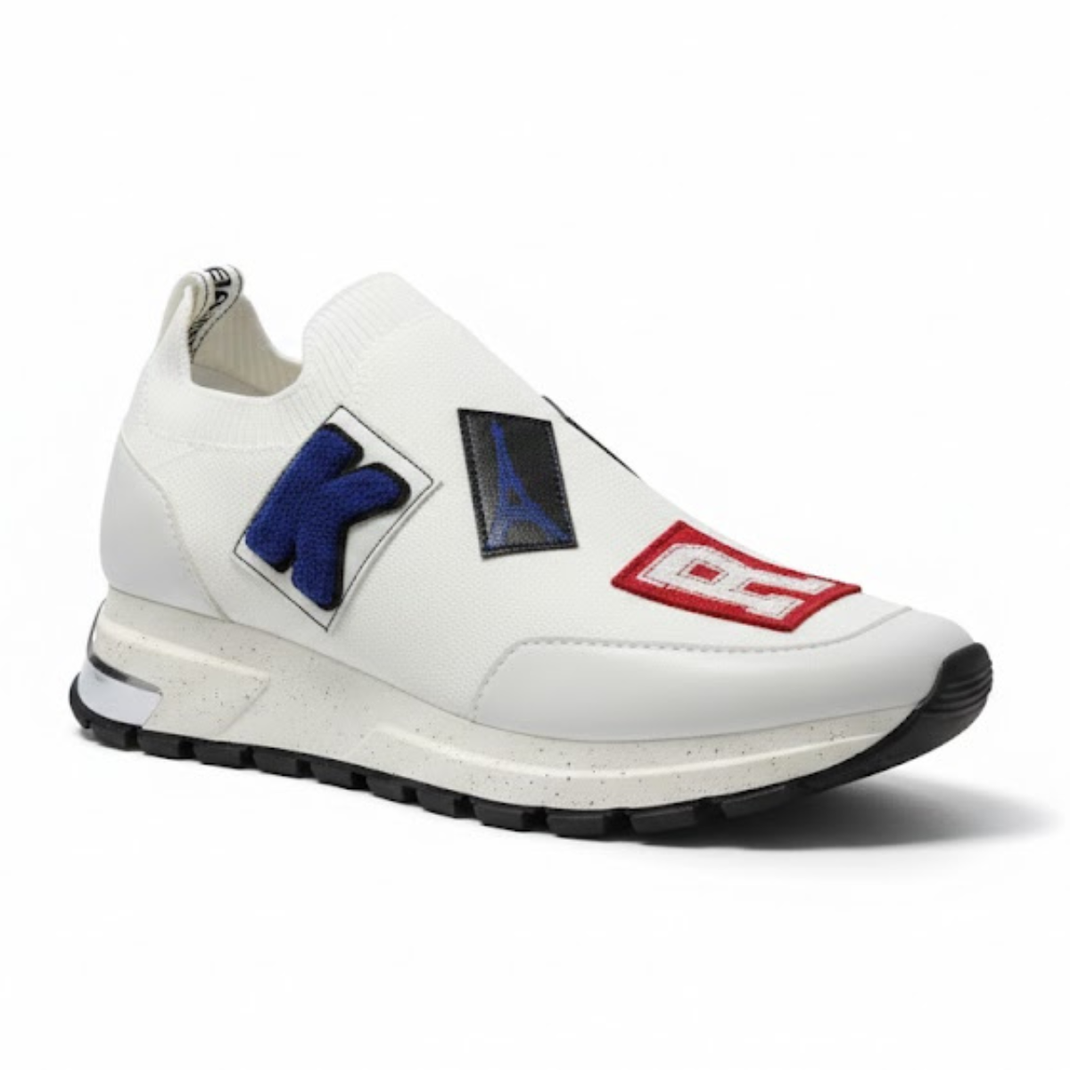 KARL LAGERFELD PARIS Meadow Graphic Slip-On Sneakers Women - WHT