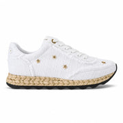 KARL LAGERFELD PARIS meaza lace-up sneaker Women - WHT - White / 35