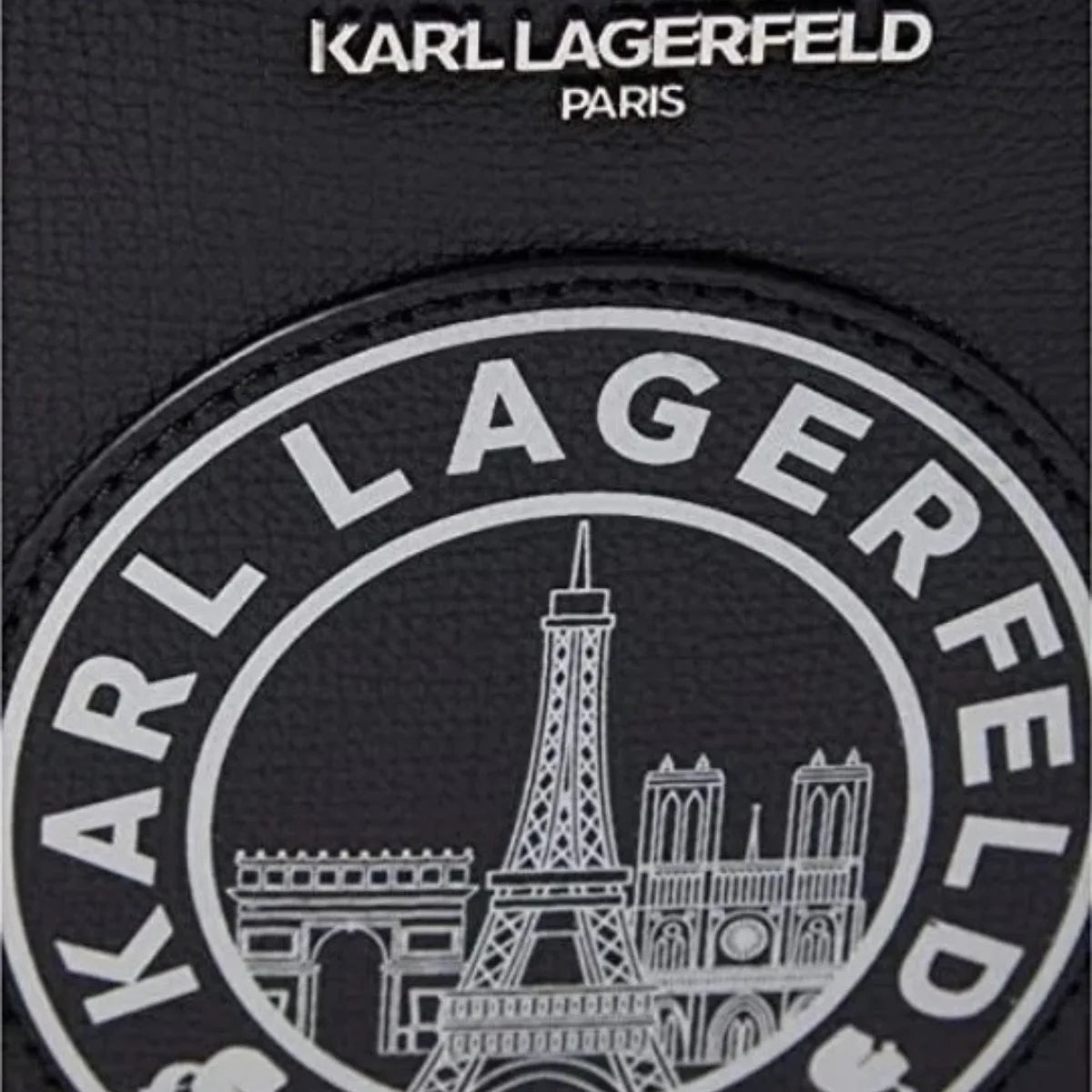 Karl Lagerfeld Paris Medallion Crossbody - BLK - Black