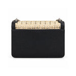 Karl Lagerfeld Paris Medium Raffia-Effect Shoulder Bag Women - OFFWHT - Beige