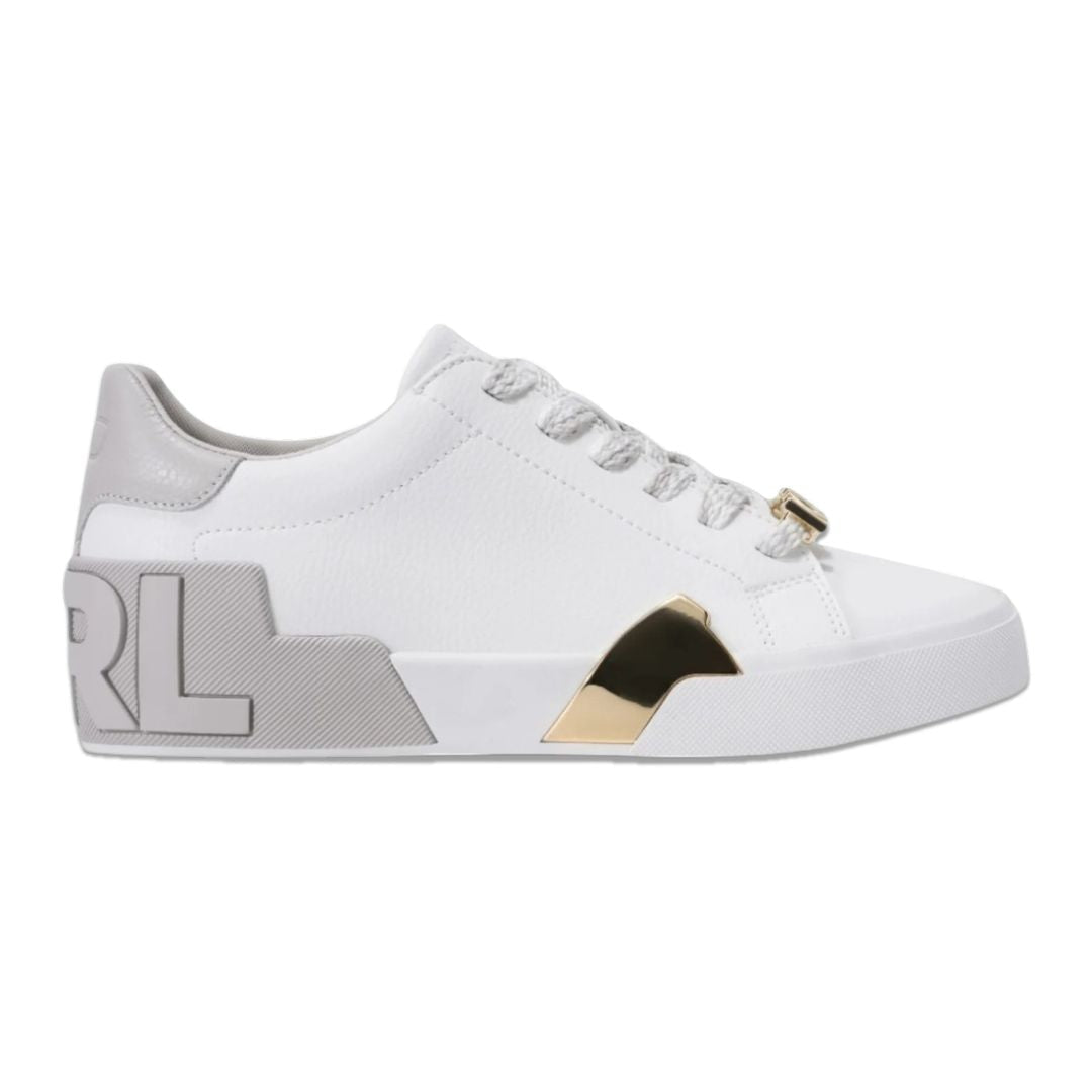 KARL LAGERFELD PARIS Melora Lace Up Sneakers Women - WHT - White / 35