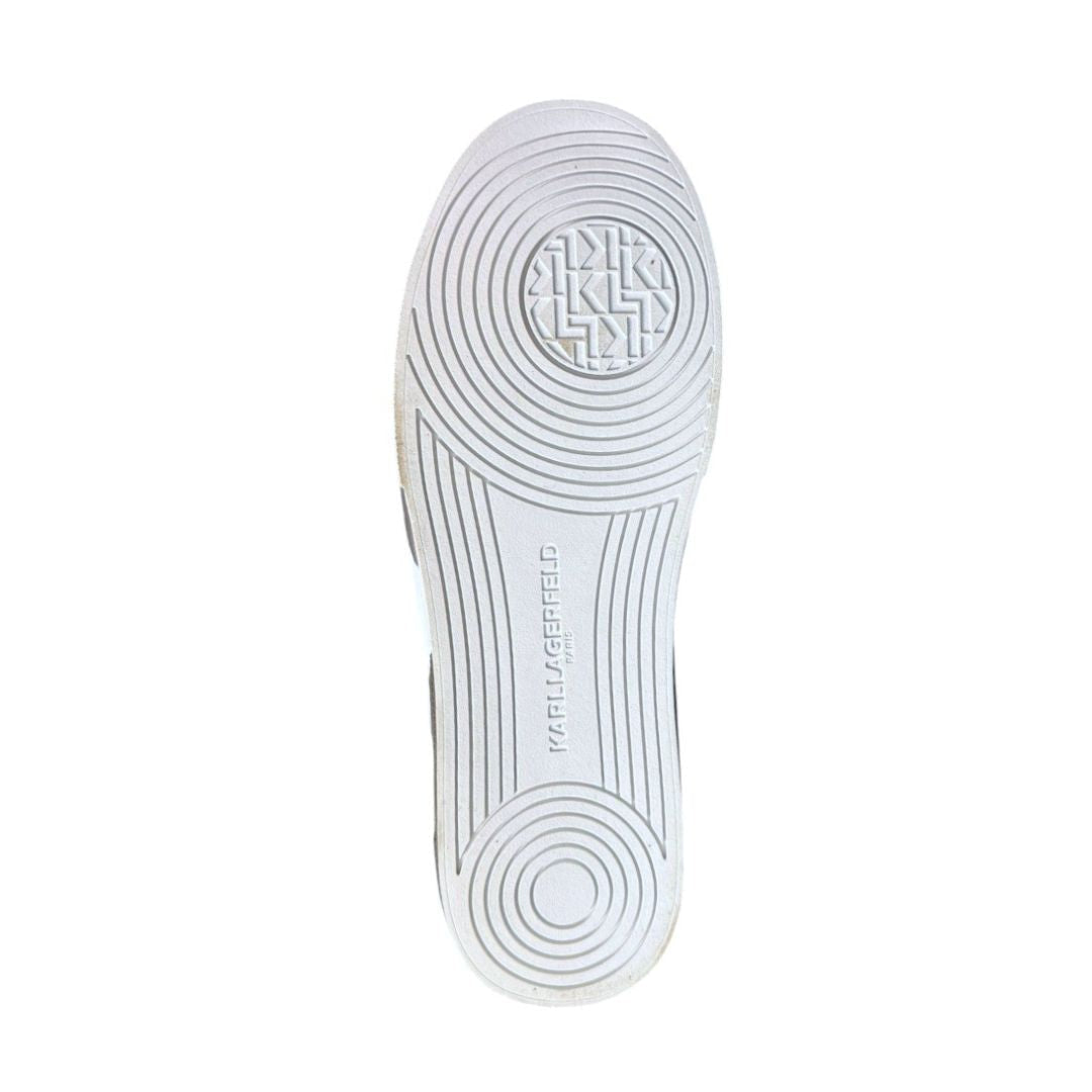 KARL LAGERFELD PARIS Melora Lace Up Sneakers Women - WHTGRY