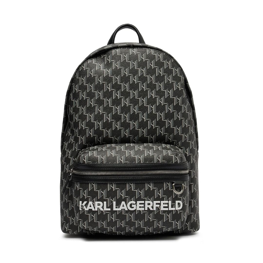 Karl Lagerfeld Paris Monogram Backpack 235M3010-BLK - Black
