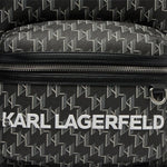 Karl Lagerfeld Paris Monogram Backpack 235M3010-BLK - Black