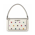 Karl Lagerfeld Paris Multicolour Logo Shoulder Bag Women -WHT - White