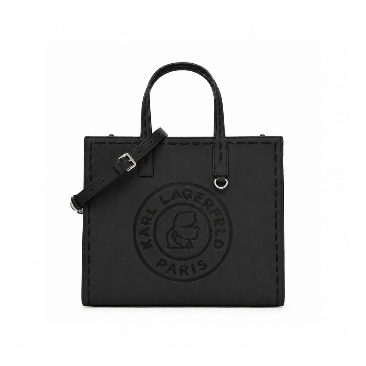 Karl Lagerfeld Paris Nouveau Tote Crossbody Women - BLK - Black