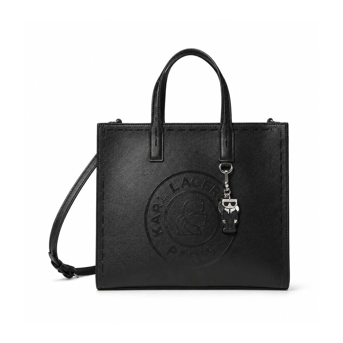Karl Lagerfeld Paris Nouveau Tote Crossbody Women - BLK - Black