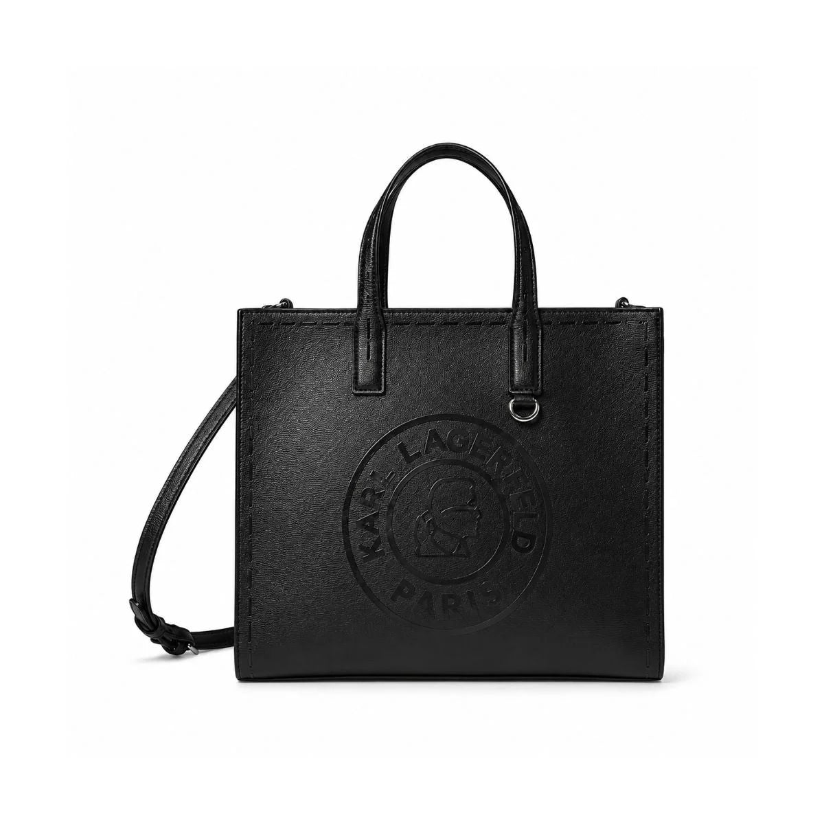 Karl Lagerfeld Paris Nouveau Tote Crossbody Women - BLK - Black