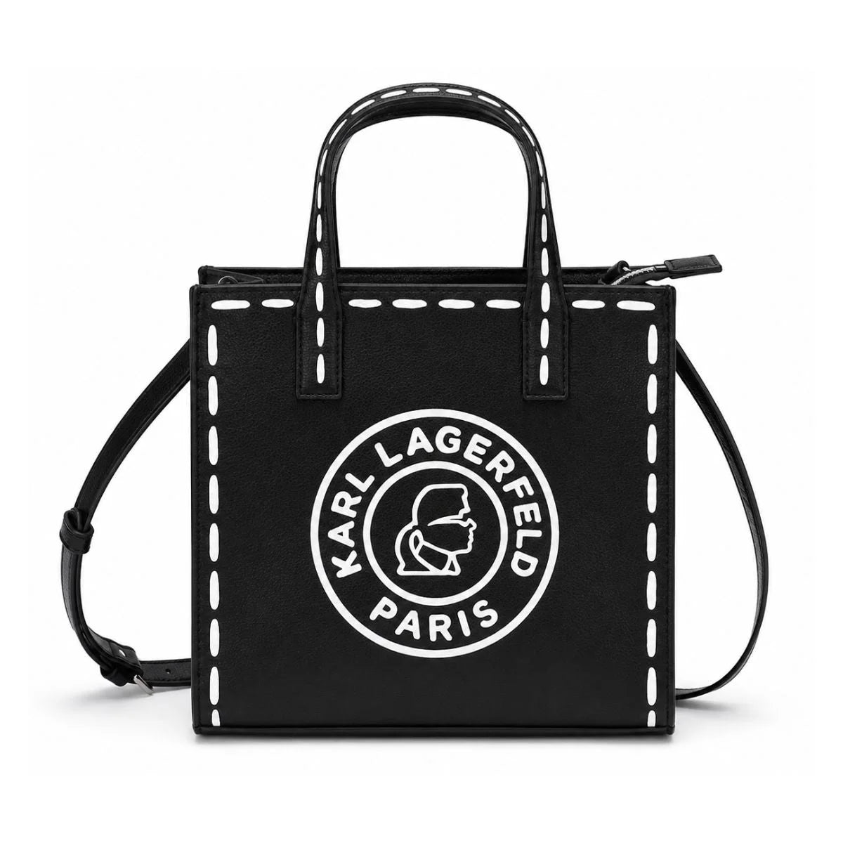 Karl Lagerfeld Paris Nouveau Tote Crossbody Women - BLK - Black