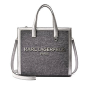 Karl Lagerfeld Paris Nouveau Tote Crossbody Women - SLV - Silver