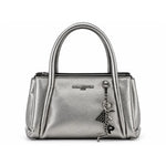Karl Lagerfeld Paris Nouvelle Medium Satchel Bag - SLV - Silver