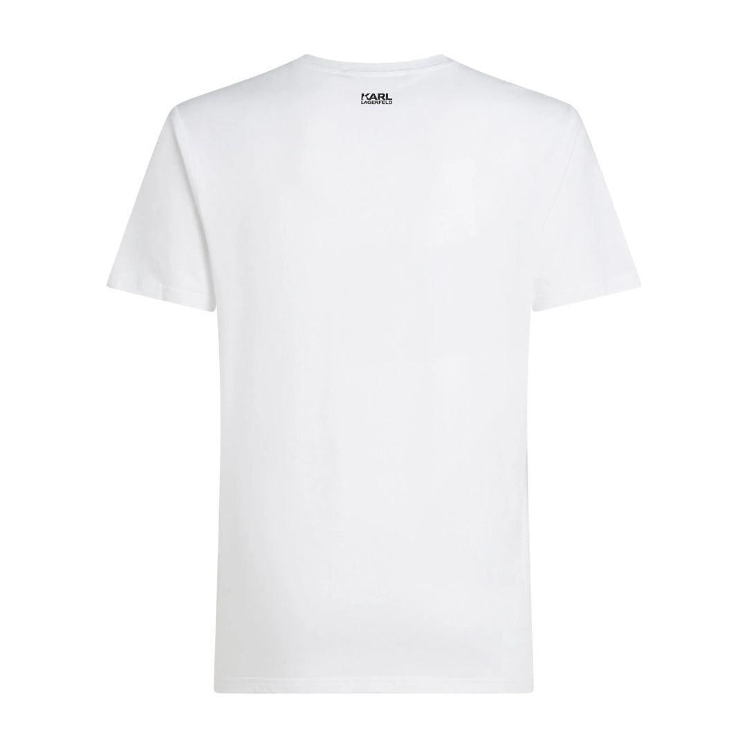 Karl Lagerfeld Paris Organic Cotton T-Shirt ASM17001100-WHT