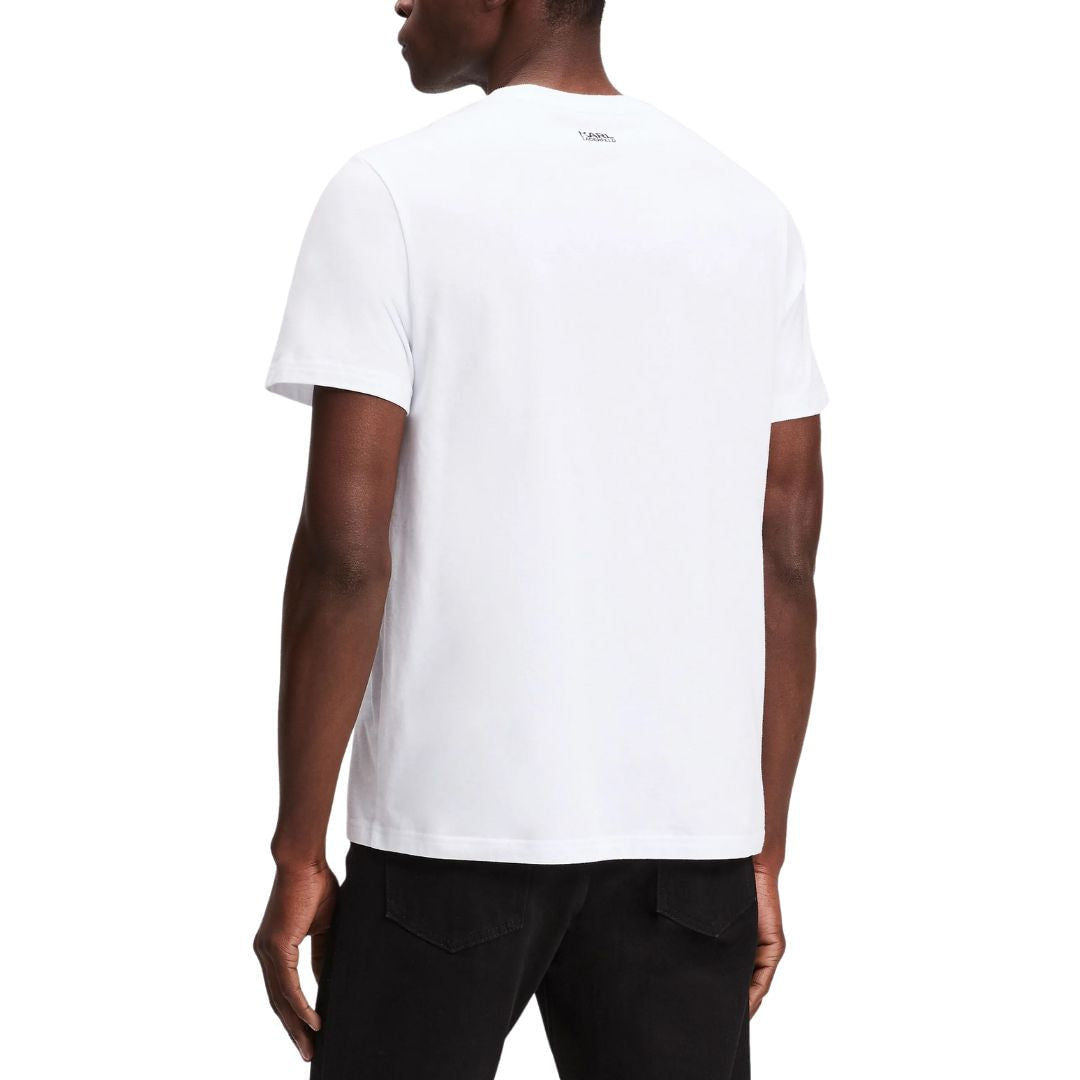 Karl Lagerfeld Paris Organic Cotton T-Shirt ASM17001100-WHT