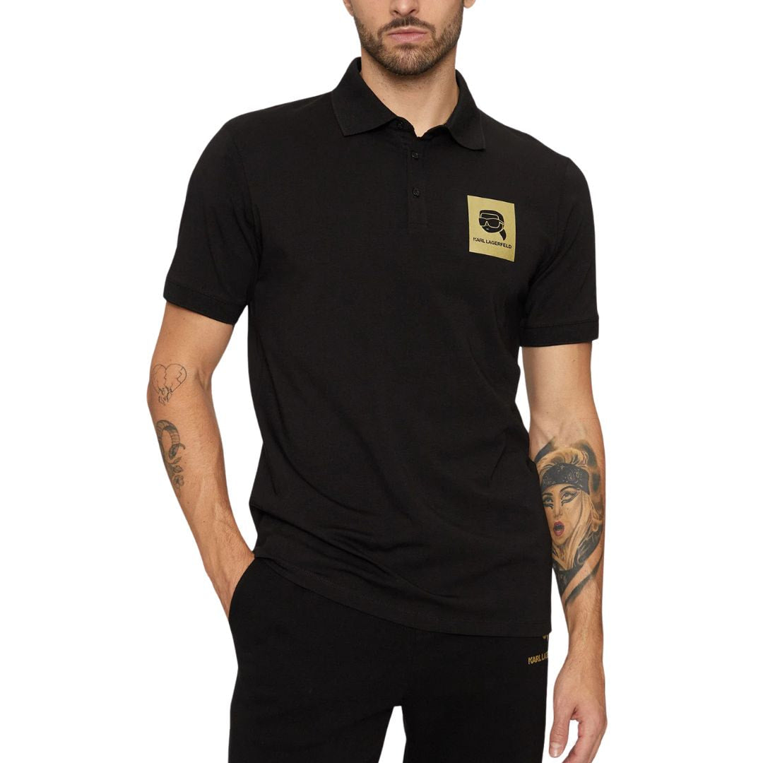 Karl Lagerfeld Paris Polo shirt 745460 551235 - BLK - M / Black